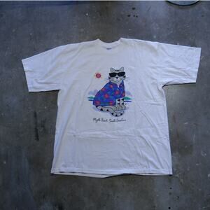 Vintage 90s Americas Best Cat South Carolina Graphic Single Stitch Size XXL